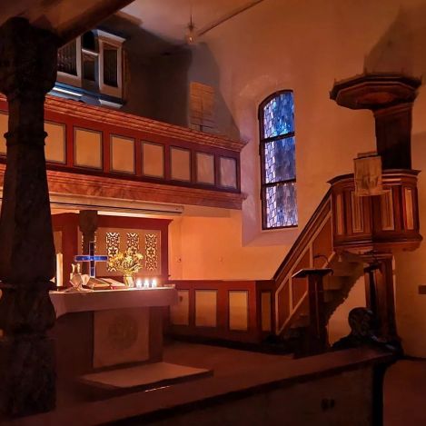 Stimmungsvoll in der Osternacht 2022